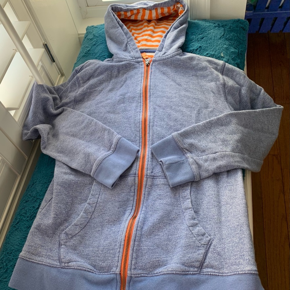 Mini Boden medium weight Zipper hoodie